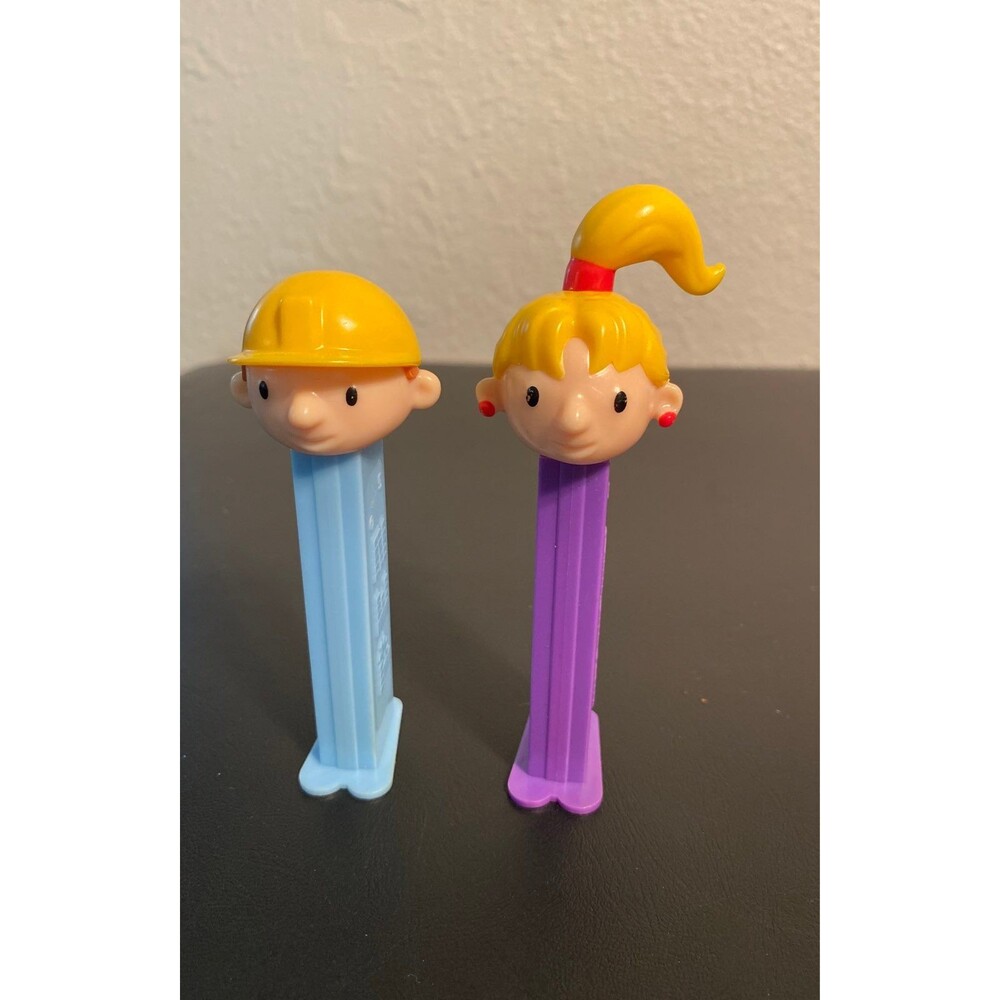 Pez Dispensers Lot of 2 Pez Bob the Builder and Wendy